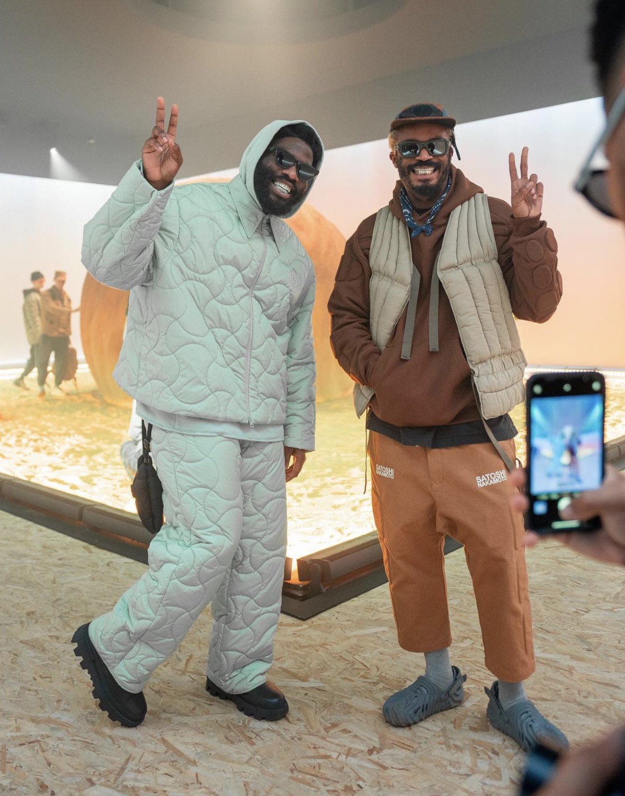 ポ*チ様 【定価60万】Moncler x Salehe Bembury ダウン Moncler x Salehe Bembury Peano Down Jacket | Green | FARFETCH