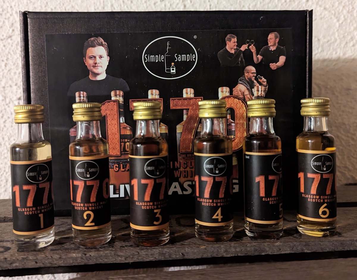 speakofwhisky's tweet photo. Tonight tasting with @1770Whisky and #SimpleSample
#Whisky https://t.co/jb41DvPkpX
