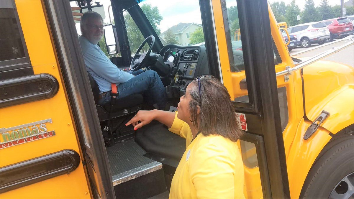 Today we celebrate Minnesota's 7th annual School Bus Driver Appreciation Day! 🎉 Due to the snow storm, we could not recognize our <a href="/SchmittyandSons/">Schmitty & Sons</a> bus drivers in person today. A big THANK YOU to all the drivers who safely transport our students to &amp; from school each day! #One91