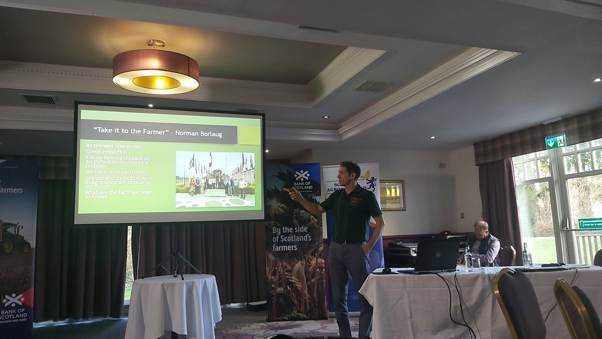 IainWW101's tweet photo. Very thought provoking day spent at the @ScotAgCoOp conference, 4 excellent speakers tackling the subjects of Net-Zero and Conservation Ag. Summed up nicely by final speaker @PaulWoldfarm 'change will only happen if you WANT it to happen!' https://t.co/SiNHP5XsJJ