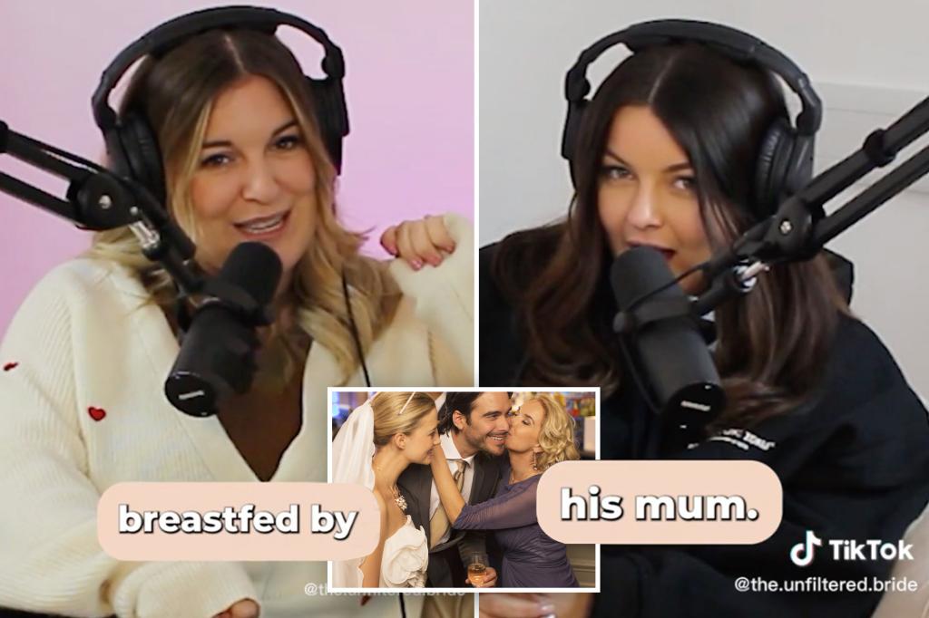 New York Post on Twitter "Groom busted being breastfed by mom on his