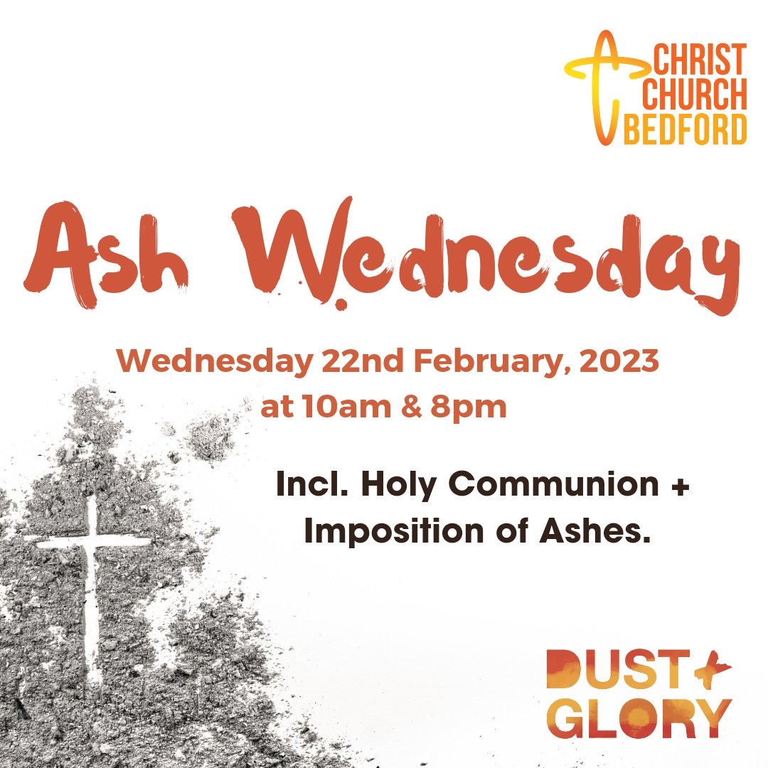 8pm tonight, Holy Communion and imposition of ashes #AshWednesday