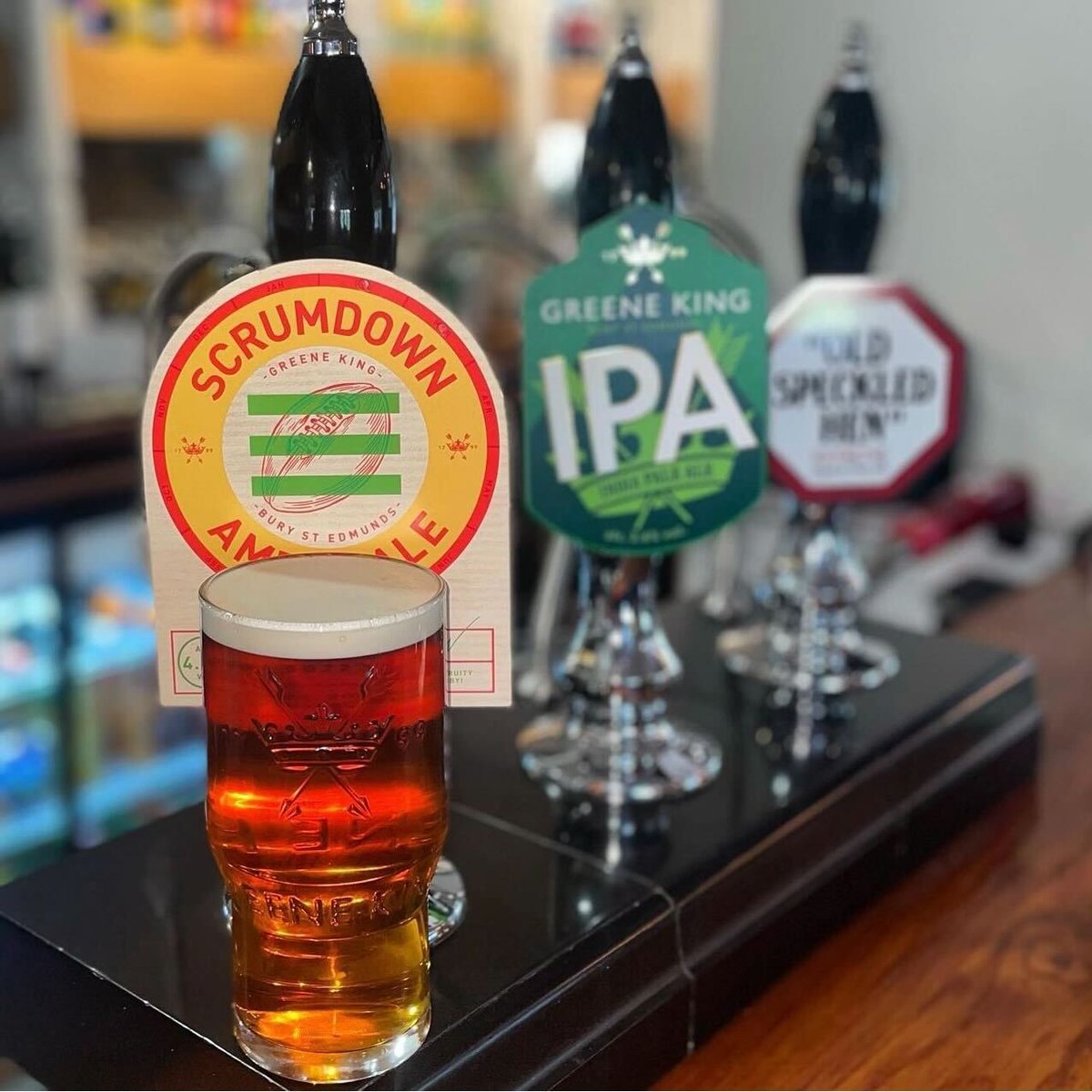 GreeneKingIPA's tweet photo. Fragrant, fresh, and easy drinking, we developed Scrum Down as the perfect ale for a day spent watching the rugby π
#ScrumDown #GreeneKingBrewery https://t.co/pDYySrstXZ