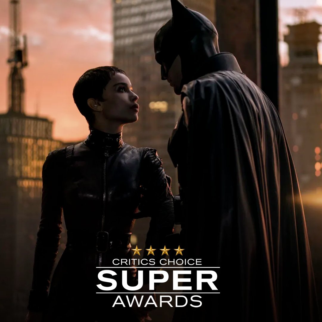 #CriticsChoice #SuperAwards Nominee 'The Batman' leads this year's film nominees, earning six nominations including Best Superhero Movie. @TheBatman #TheBatman 

🔗criticschoice.com