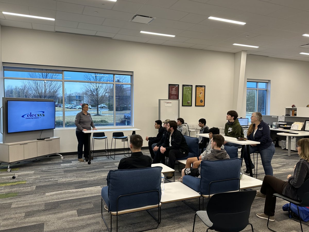 ElecsysIntl's tweet photo. We were excited to welcome some special guests today from @OATCElectronics!

Not only are these students engaged and excited about #electronics and #aviation, but they also travel to compete and continuously enhance their skills.

#leadersoftomorrow #OPSforTheirFuture #SkillsUSA https://t.co/ueCpUjLikf