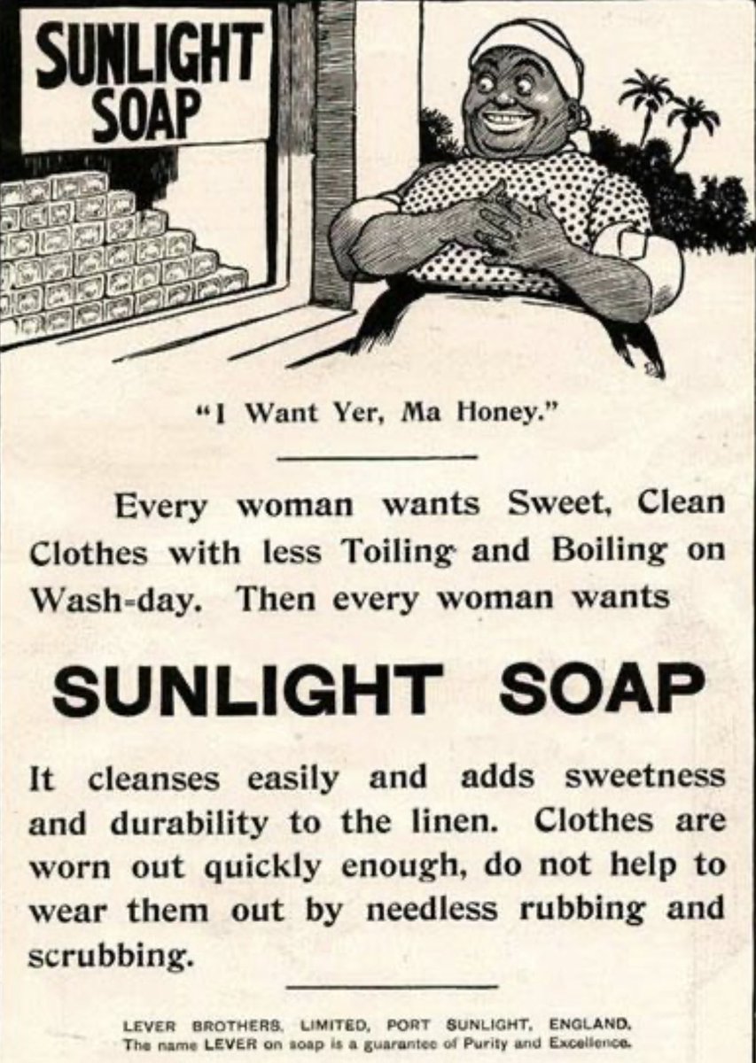 LeftSentThis's tweet photo. Aunt Jemima is based on the Mammy stock character who was posited as “proof” that Black women were contented, even happy, as slaves. It also served as a counter to the rampant raping of Black women by white men and other terrors suffered by Black women working in the “Big House.” https://t.co/rIYpmkqzKt