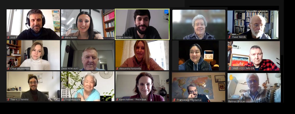 DemilitarizeDay's tweet photo. Our Steering Group met last week to start preparations for GDAMS 2023. 
At the moment, challenging military spending is as hard as it gets, but we’re up for the job 💪🏽 
Stay tuned! https://t.co/5MbZD6u7LW
