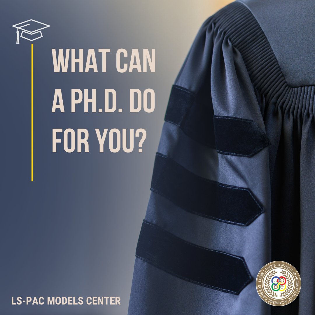 Join the LS-PAC MODELS team on February 27th at 5:00pm CST as we present the many opportunities available after attaining a Ph.D. in STEM. This webinar will highlight the benefits of the degree and showcase a variety of potential career paths.

Register using the link in our bio!