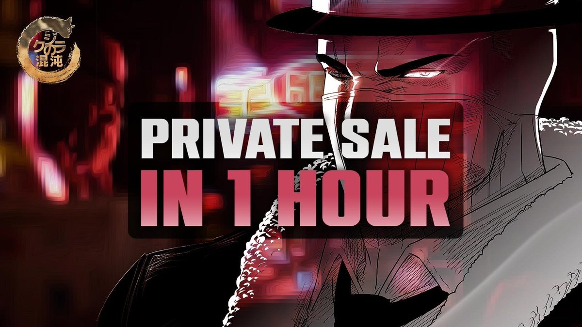 KujiraNoKonton's tweet photo. TIC TAC !!! ⏱️ 

Only one hour to go before the launch of the private sale!

WL, WL 50% and freemint, it's almost your time!! 👀 https://t.co/MLIC4dCzyI