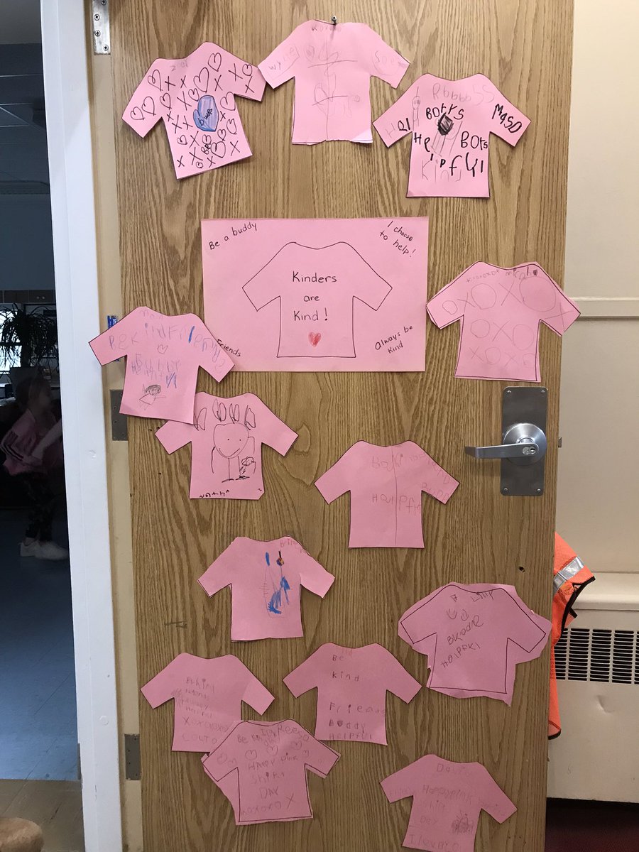 Today was a Sea of Pink in our Kindergarten. We learned about the importance of kindness and true friendship!!