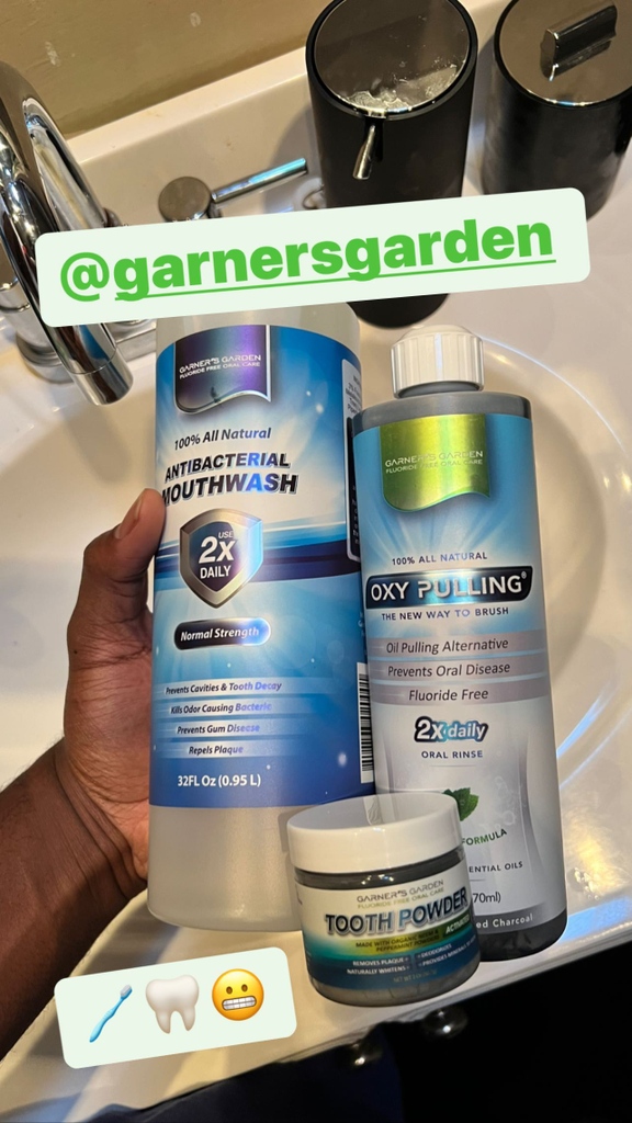 Garners_Garden's tweet photo. Oxy pulling has replaced traditional oil pulling. Our Mouthwash + Tooth Powder combination guards your teeth and mouth against harmful bacteria! Switch now!
▫
https://t.co/1pqxkIXEIh
▫
#garnersgarden #bestoralcare #mouthprotection #oralhealth #oralhygiene https://t.co/aIXgmbHo7Z