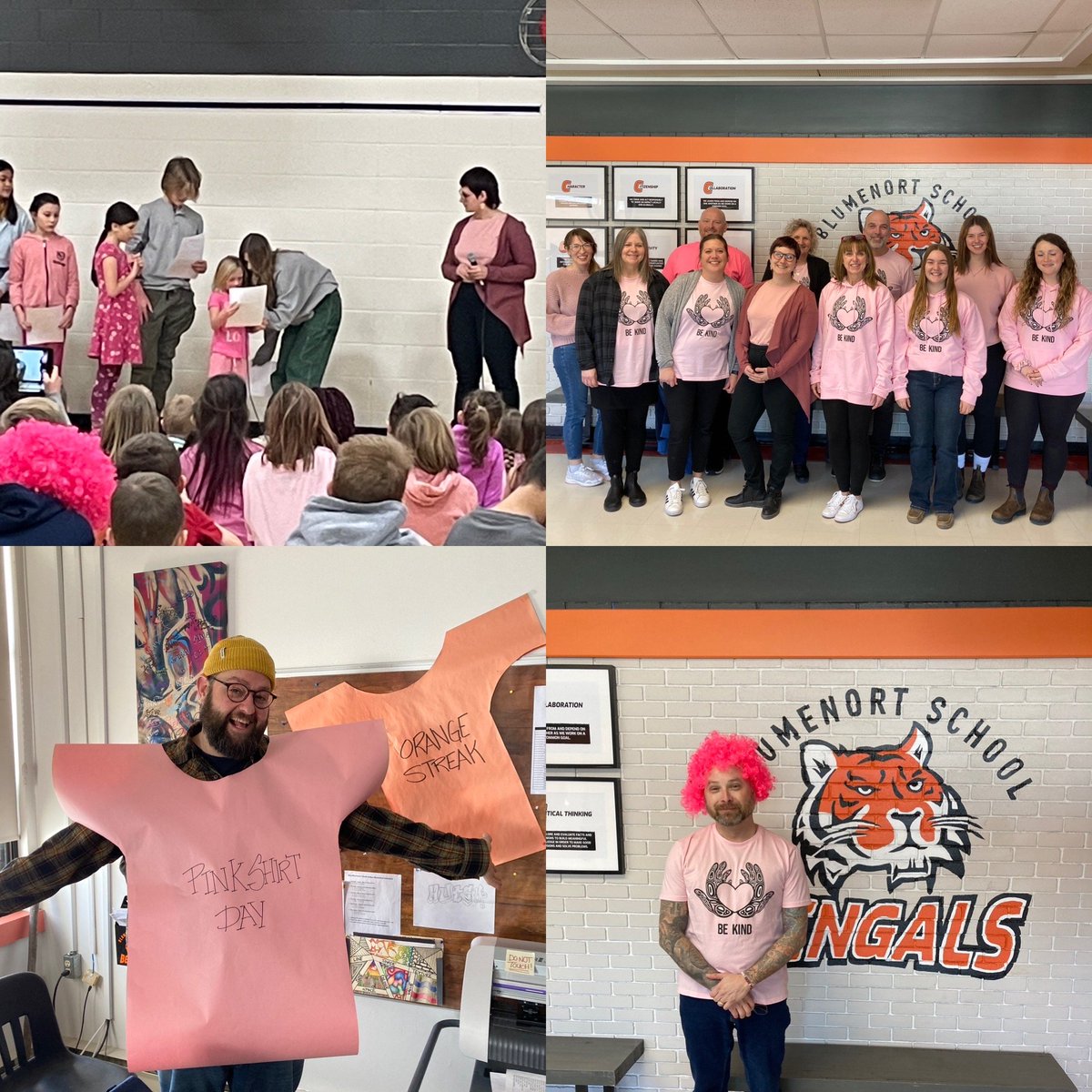 BlumenortHSD's tweet photo. Kindness Day!  Wear Pink ❤️ https://t.co/66Ddp4nVuP