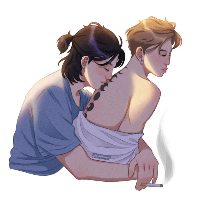hold me tight. #yoonmin #btsfanart 