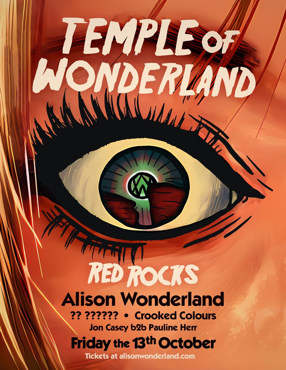 RED ROCKS 2023, Friday the 13th October. 

Presale TOMORROW (Thursday) 10am MT, on sale Friday.  Sign up for pre sale to get tickets early (link in bio)
