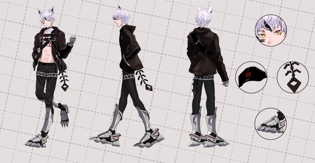 SkyMoonquan's tweet photo. WHAT’S UP MOTHER ROCKERS!!!

Today marks the 1st year since my debut!
I might not be streaming rn but I’m working on my comeback in March!
In the meantime here’s my new ref sheet for my redesign made by the amazing @HiroSenpaii!

STAY HYPE ★
#Vtuber #VTuberUprising https://t.co/2MvBjqkKsW