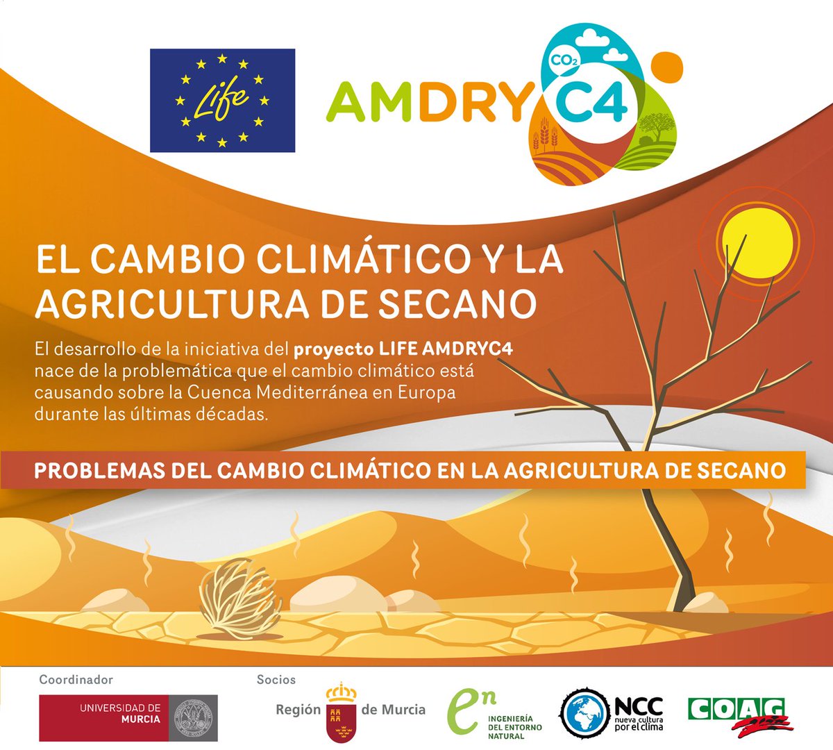 Las consecuencias del #CambioClimatico sobre la agricultura de secano son numerosas: aumento de las temperaturas, fenómenos climáticos extremos, olas de calor..estos eventos afectan a la #agricultura de secano de manera negativa 

lifeamdryc4.eu/enara_01/

<a href="/WWFespana/">WWF España 🐼</a> <a href="/LIFE_AMDRYC4/">LIFE AMDRYC4</a>