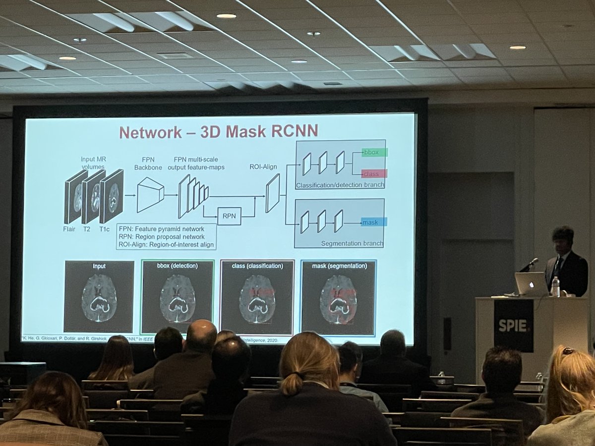 abdalla a. bani (@aabani) on Twitter photo The method can be used as a pre-operative ‘virtual biopsy’ of gliomas and utilizes a 3D Mask R-CNN-based approach to simultaneously detect and segment glioma as well as classify its IDH status. Work with LaMontagne P, Simony J, Marcus D, and <a href="/ArisSotiras/">Aris Sotiras</a>
<a href="/MIRimaging/">WashUMedMIR</a> <a href="/WUSTLmed/">Test Account</a> The method can be used as a pre-operative ‘virtual biopsy’ of gliomas and utilizes a 3D Mask R-CNN-based approach to simultaneously detect and segment glioma as well as classify its IDH status. Work with LaMontagne P, Simony J, Marcus D, and <a href="/ArisSotiras/">Aris Sotiras</a>
<a href="/MIRimaging/">WashUMedMIR</a> <a href="/WUSTLmed/">Test Account</a>