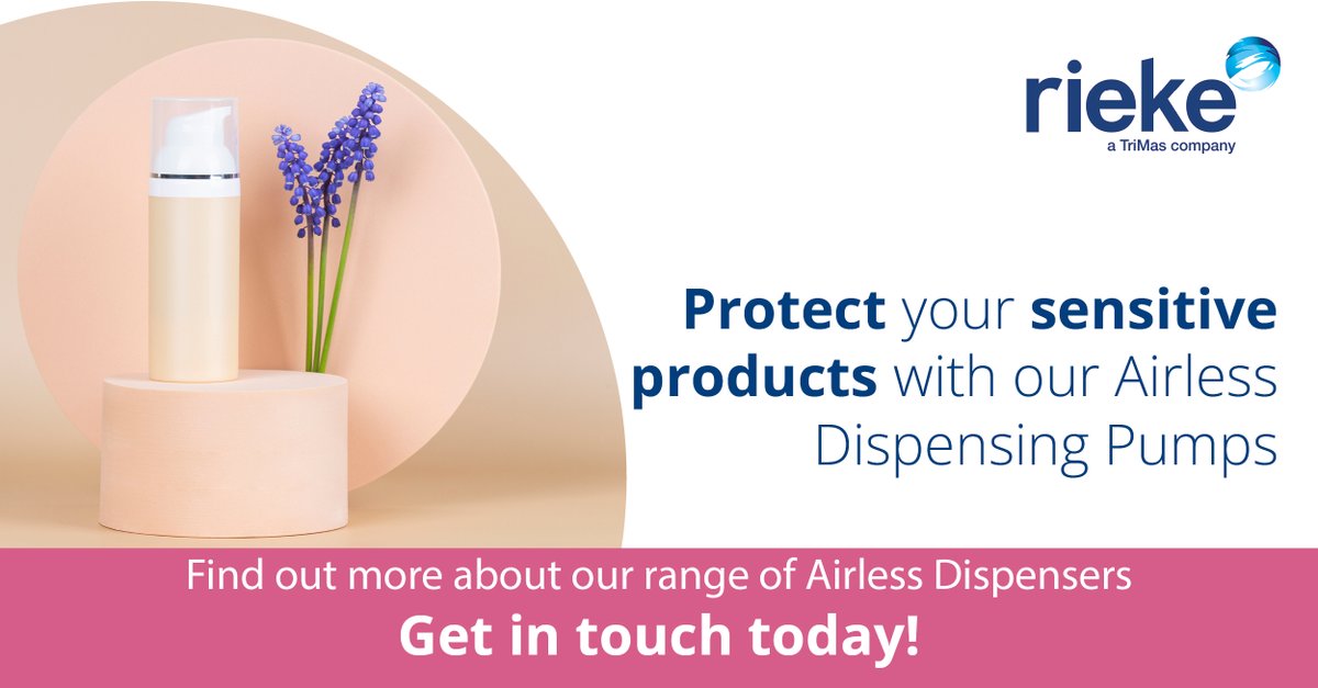 We offer a wide range of airless dispensers that deliver the premium experience your consumers expect. Ideal for #cosmetics, #skincare, #haircare and #pharmaceutical applications, our #airlessdispensers ensure smooth actuation and convenient application. bit.ly/3YVA9f1