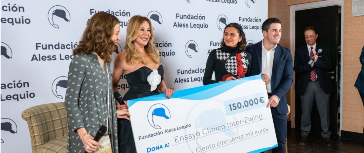 VHIO's tweet photo. 🔬 Gracias Fundación Aless Lequio❗️ Por vuestro compromiso en la investigación del sarcoma de Ewing.

➕https://t.co/tq6IQAWSdD

#SarcomaEwing https://t.co/CJxriuuX8J