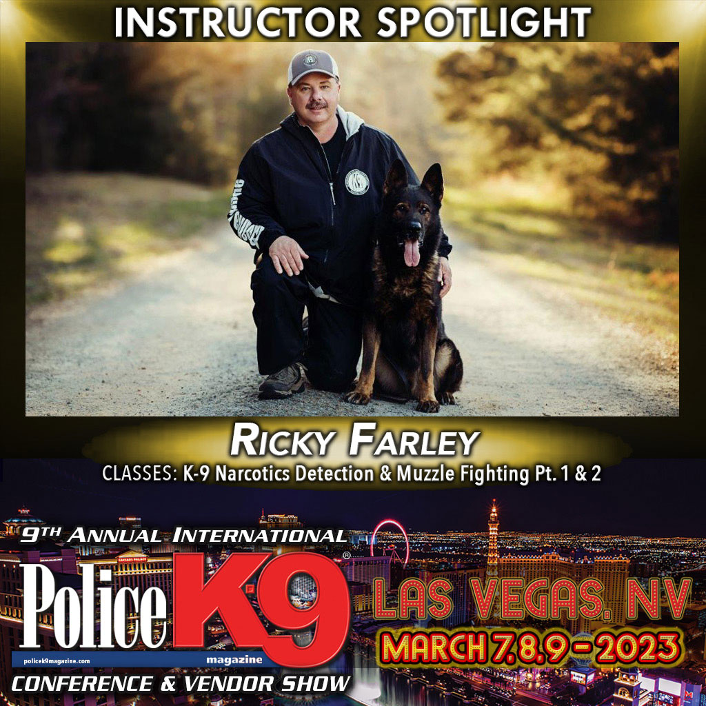 🚨 INSTRUCTOR SPOTLIGHT🚨
Ricky Farley
#K9 Narcotics Detection &amp; Muzzle Fighting - Part 1 &amp; 2

➡️ REGISTER: bit.ly/PK9_2023

#policek9 #policedog #k9unit #k9handler #k9officer #workingdog #k9training #k9partner #k9team #backtheblue #thinblueline #dog #topdog #k9hero #MWD