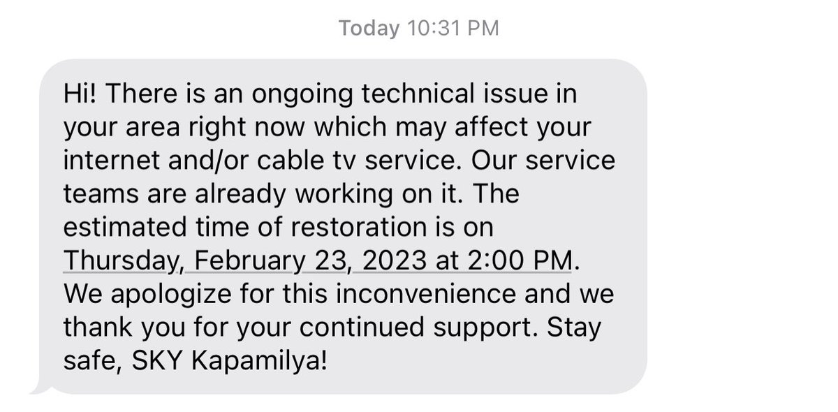 its_lemoncitto's tweet photo. @SKYserves are we just playing games? Reached out to your team as my internet service wasn’t working and was informed there are no service interruption known in my area. Then after an hour, biglang meron na? Wow! MAGIC! 😡 https://t.co/0LOfzk8Lw1