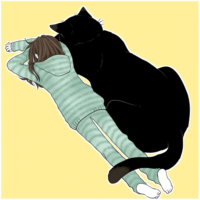 #猫の日 全ての猫と猫好きに幸あれ!おやすみなさい 