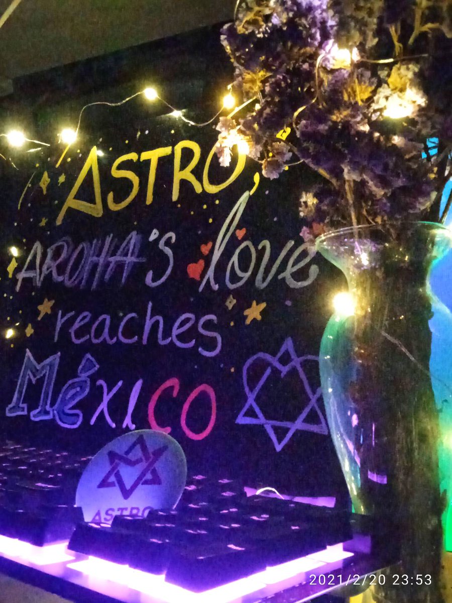 AmrLuisa's tweet photo. .• ₊˚☾⊹ @offclASTRO   
#AROHA  ★* #ASTRO 
#아스트로를_만난건_7ㅣ적_이야
Me gusta seas mi fuerza y mi consuelo, mi motivo para sonreir 
acompáñame por 7 años más
⭐ #HAPPY7thWITH_ASTRO 💜✨
❤️🧡💛 #RSD 💚💙💜✨*ﾟ https://t.co/Abs0pxWHTZ