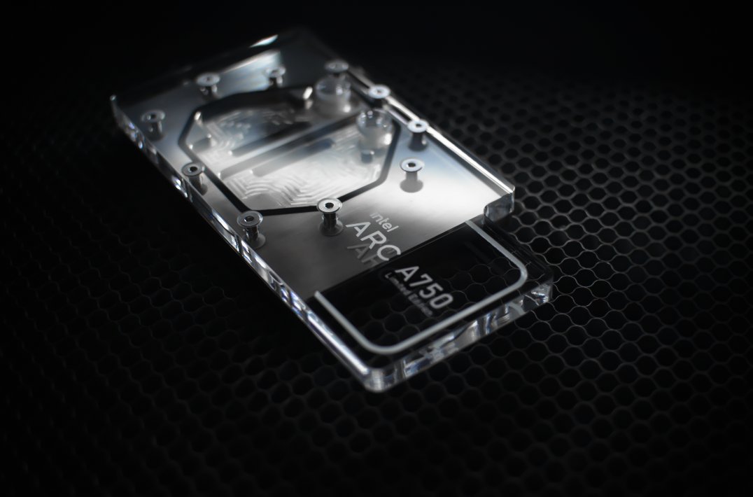 Waterblock GPU's for  Intel® Arc™ A750 and A770