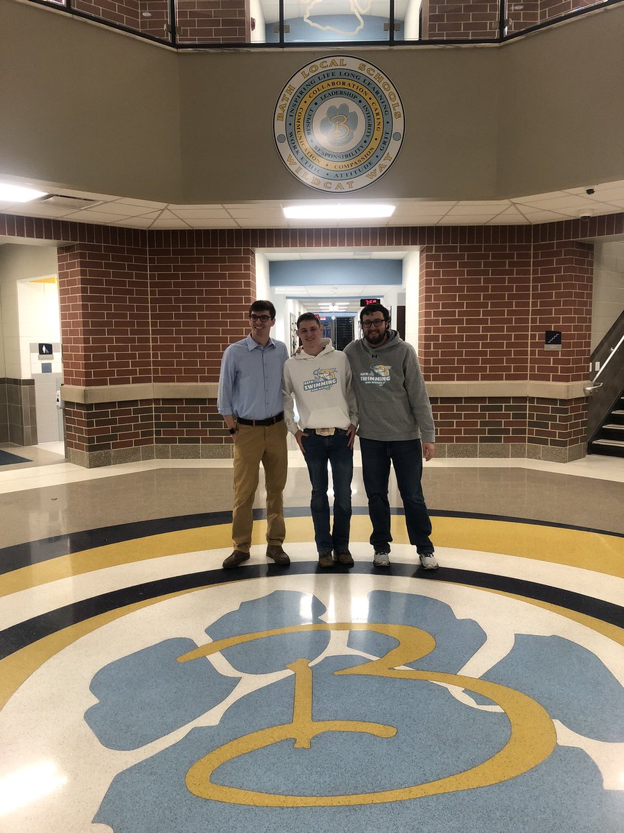 gobathwildcats's tweet photo. Good luck to swimmer Landon Stahler as he heads to State! https://t.co/AWHBjrbC5Y