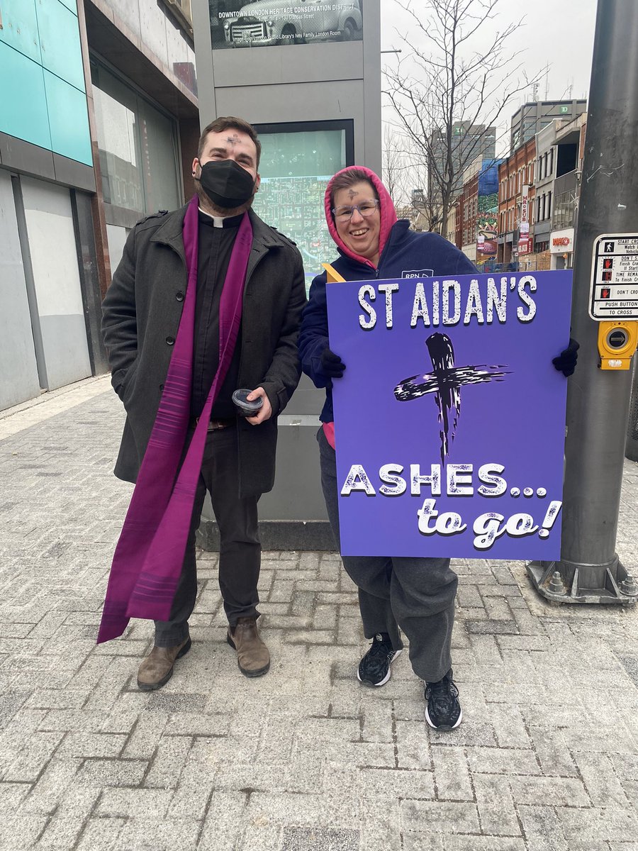 Change in location. 
We’ve been downtown 
It’s been quiet…. 
#ldnont
#AshesToGo