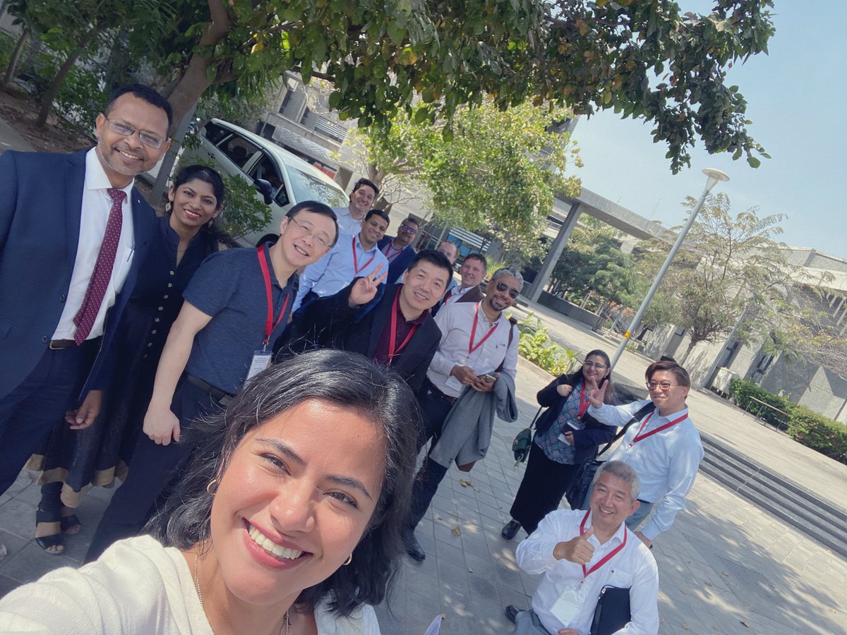 DeborahRH_'s tweet photo. Second day in #Gujarat: info session and discussions with researchers &amp;  professors from @GPRD_GUVNL at @iitgn + B2B meetings w/ industry members! Thank you @icbc_org @joachimrocha @jeenageorge9 for having us! Can you tell the delegation was happy to be in #Ahmedabad today? ⚡️🔋 https://t.co/kUCiI8487r