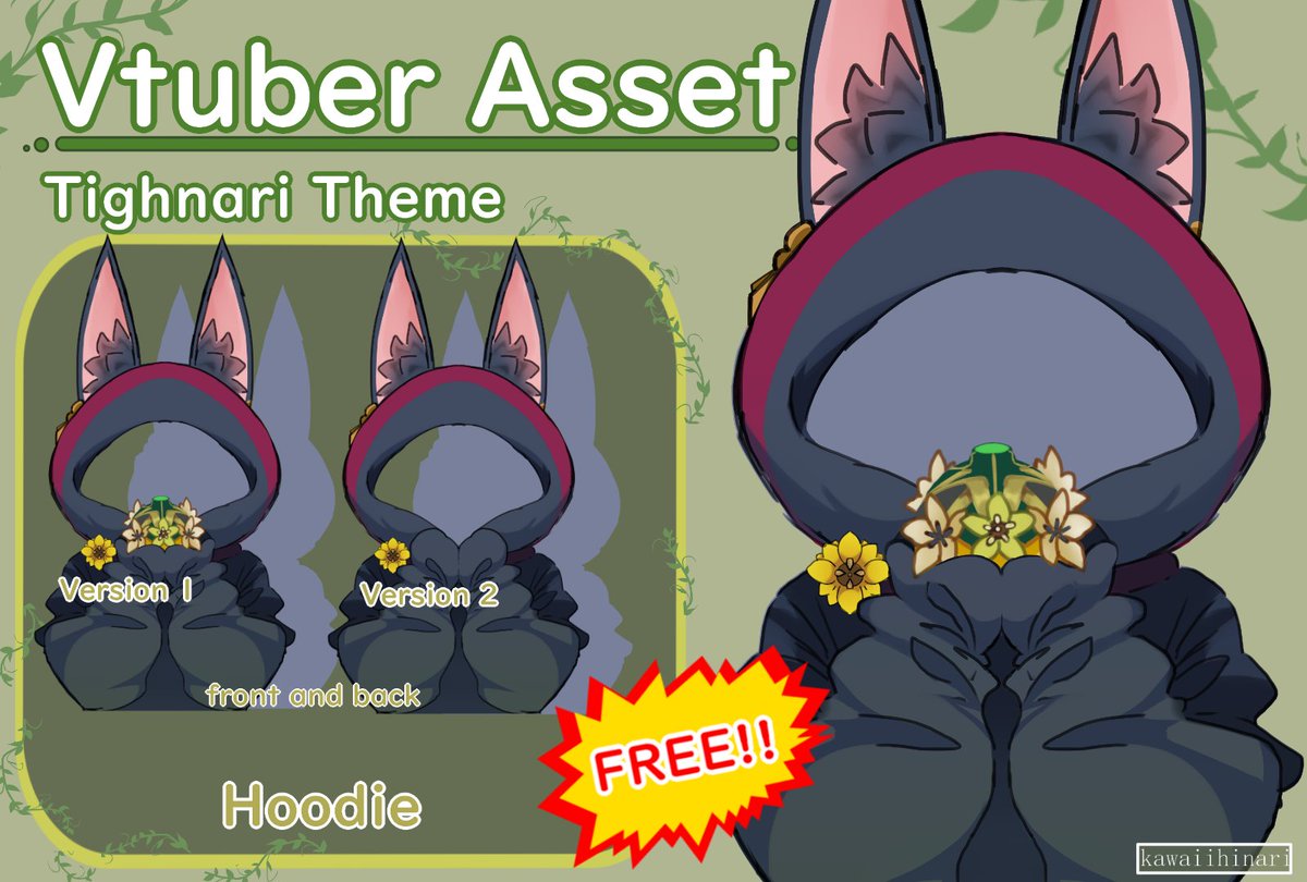KawaiiHinari's tweet photo. Tighnari themed Vtuber asset!
I made this for fun hopefully you guys like it! 

RTs are appreciated 

you can get these FREE assets on my kofi~ 
https://t.co/AHtWhNO7Mj

#Vtubers #Vtuber素材 #VtuberAssets
#freeVTuberAssets #GenshinImpact #原神 https://t.co/xhk7sDMNsO