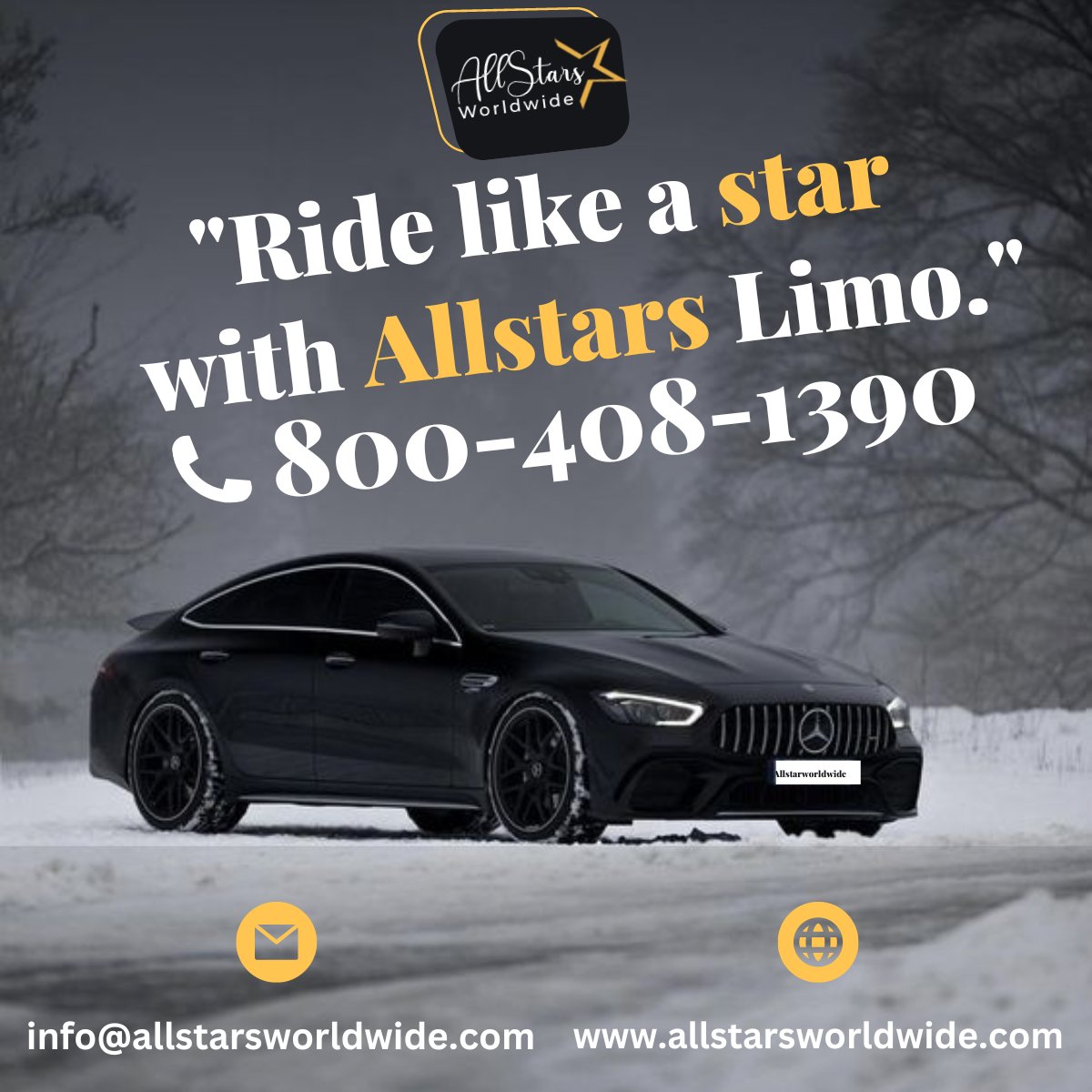 Ride like a star with Allstars vehicles. Allstars Limousine is a top-tier transportation service that offers customers a luxurious and comfortable ride.

#AllstarsLimo #RideLikeAStar #LuxuryTransportation #ArriveInStyle #VIPRide #CorporateTransportation #WeddingTransportation