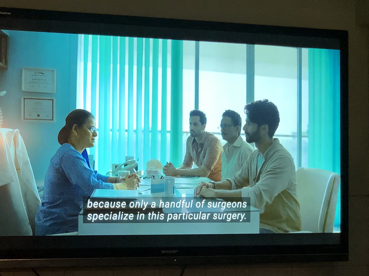 _PankajAg's tweet photo. Just a tiny problem - as a Neurologist - I cringed at what this doctor is telling the family.   UNTRUE. Vascular dementia is not treated by brain surgery! Meet a neurologist - will do a better job than the scriptwriters for this scene! @shahidkapoor @kaykaymenon02 @PrimeVideoIN https://t.co/DqyKHUvvFp