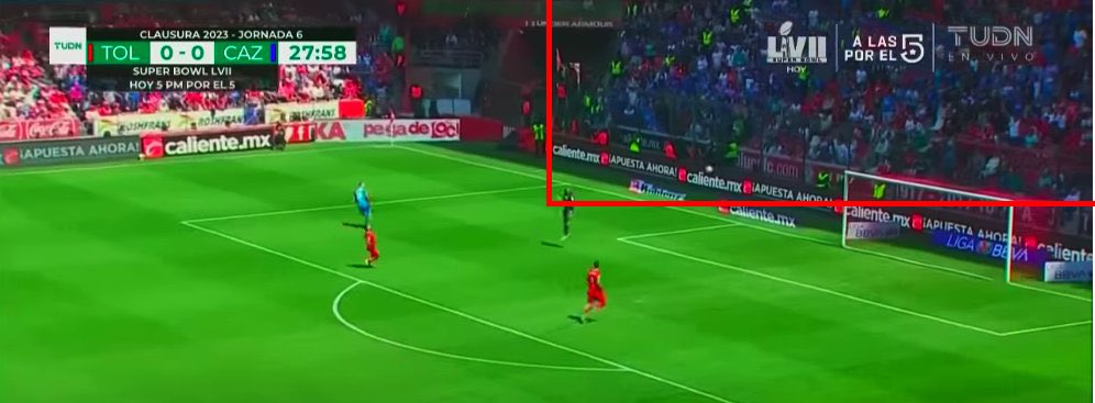 JorgeCMercader's tweet photo. Oye, @FMF, entiendo que se deban respetar tus reglas, pero si sancionas al grupo de animación del @TolucaFC porque "ningún Grupo de Animación podrá acudir a los partidos de su Club en calidad de visitante", SÉ PAREJA EN TUS SANCIONES. 

#sientetuliga 

📸: @OEscarlata_ https://t.co/EegOndkcRl