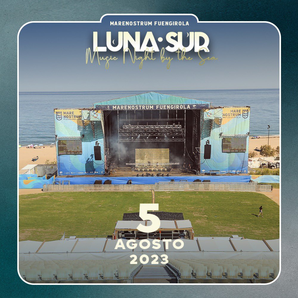 Elegido Marenostrum Fuengirola como punto de celebración, no imaginamos un lugar más especial para disfrutar de este evento!✨
Escenario a pie de playa, con terraza de verano y zona foodtruck. Todos los ingredientes para una noche de música y emoción. 

🎫 marenostrum.janto.es