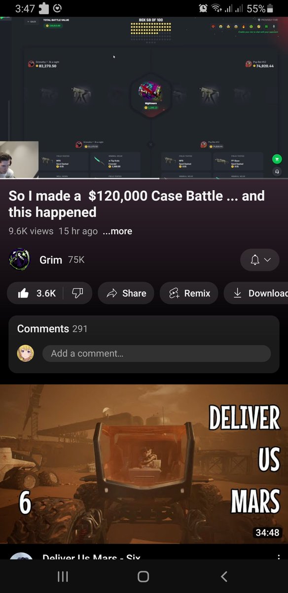 Thresher_Bot's tweet photo. @GrimzYoutube Fingers crossed. https://t.co/aF7Zsayqn8