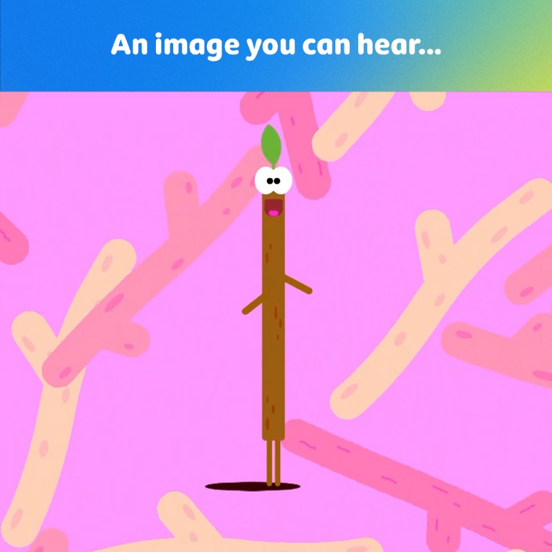 CBeebiesHQ's tweet photo. We apologise if this gets stuck in your head before bed. 😂

#CBeebiesEarworms #HeyDuggee @heyduggee #SomethingOnAStickDay https://t.co/Thbcx4Mih7