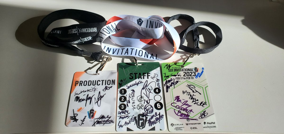 Last one ! New badge at work today. It was a nice weekend and can't wait to see you all again.