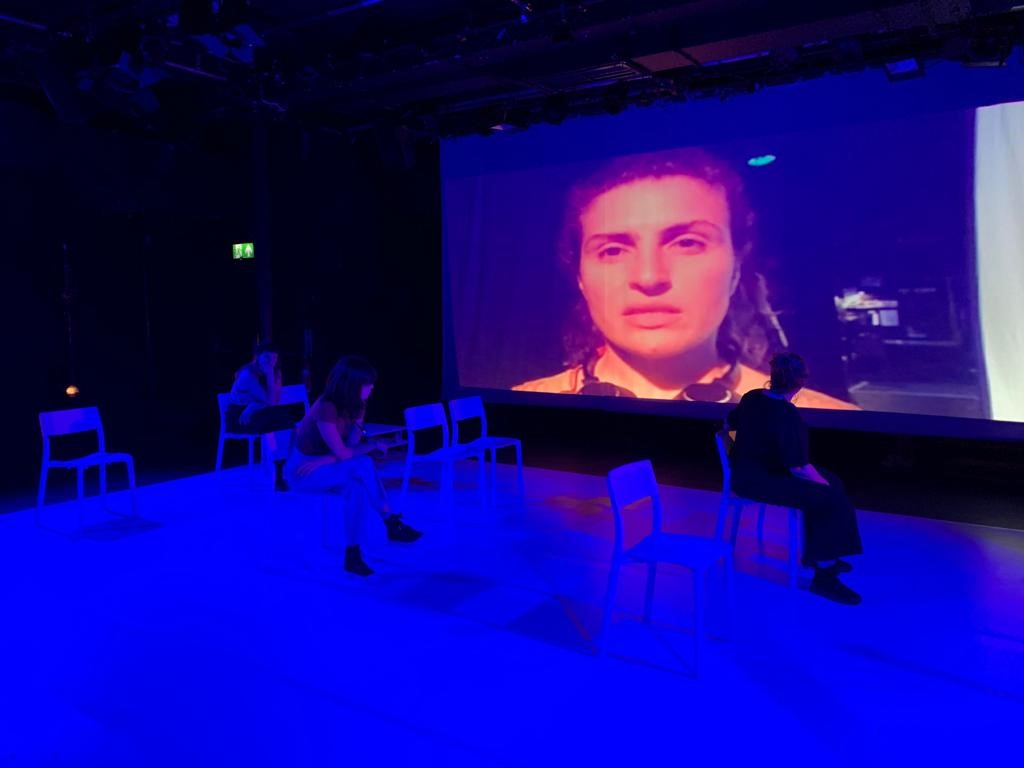 tftheatres's tweet photo. Can we remove the barriers that normally separate us? Join us tonight for the opening performance of The Wall - a unique piece of documentary theatre featuring artists and theatre makers who are unable to travel due to borders, laws or otherwise. Book now! https://t.co/wyLpEU4yLJ https://t.co/eDG6EDhNue