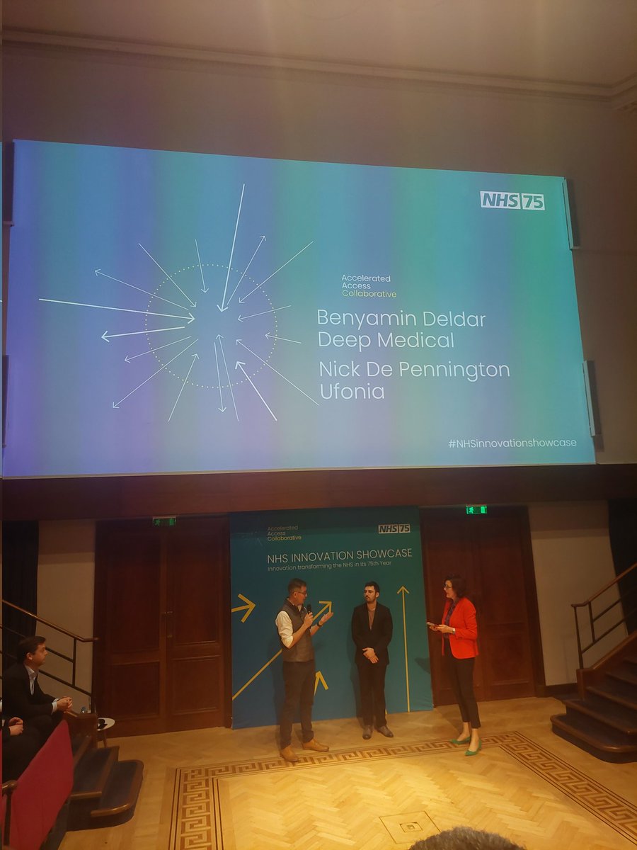Deep Medical and @ufoniahealth are companies to watch in the #NHS using #AI to support better patient care Predicting and managing missed appointments, providing equitable access to care 👏👏👏 #NHSInnovationshowcase