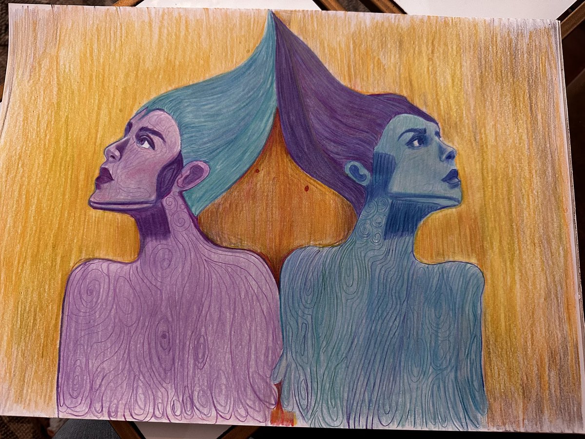 mona_albaity's tweet photo. رسم وحكايه  (كينونات الزرقاء الصغيره  كينونات تحب تحبي كبريائنا وغرورنا وتحب تدافع عنه مهما حدث ومهما صار دائما تهمس لنا. لان لا نتنازل او لا نفعل  هذه الكينونات قد تنفعنا وقد تضرنا  فهي مخلوقه من الهب الازرق) https://t.co/pEkPVj6Wj3