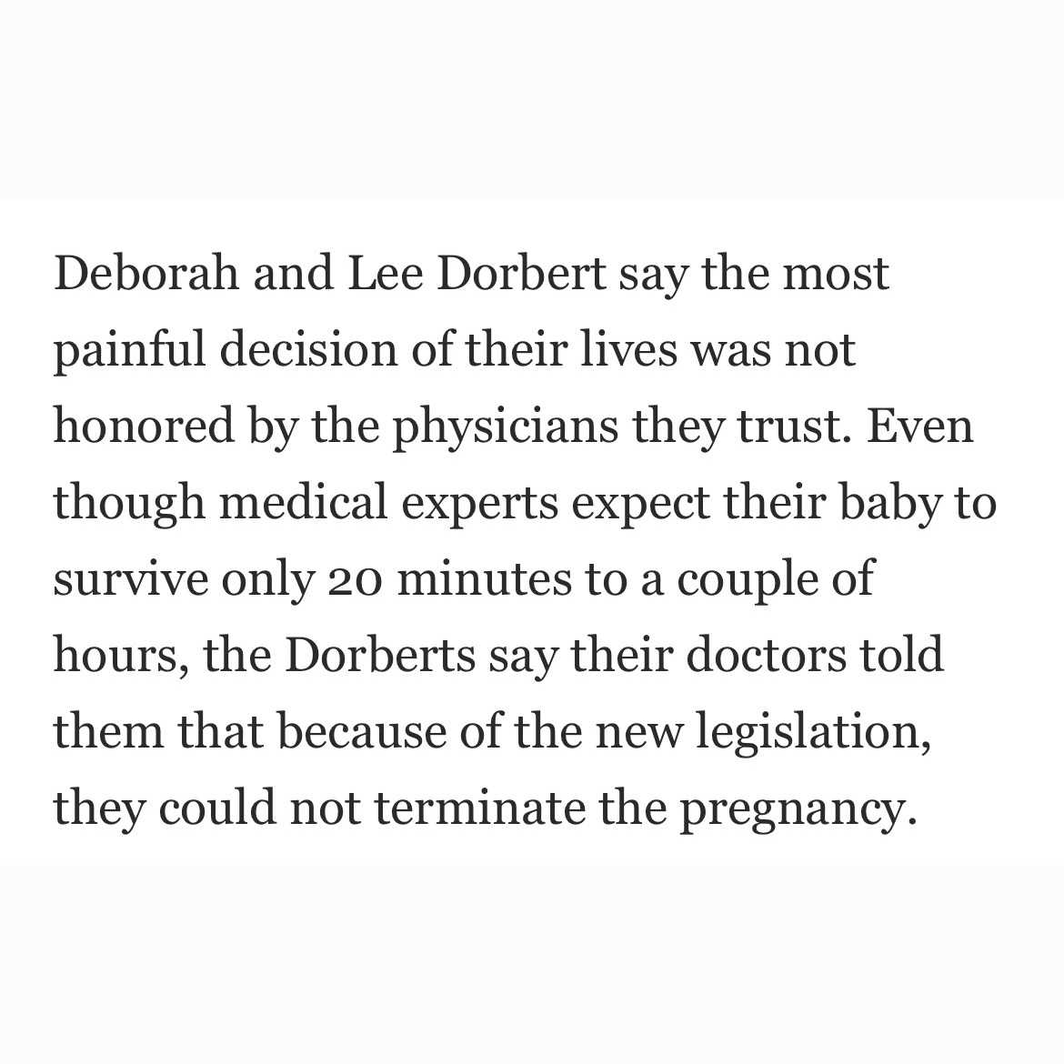 Don't look away from the horror that extreme anti-choice judges and politicians have forced on families across the country. 

Don't stop fighting to restore reproductive freedom. washingtonpost.com/health/2023/02…