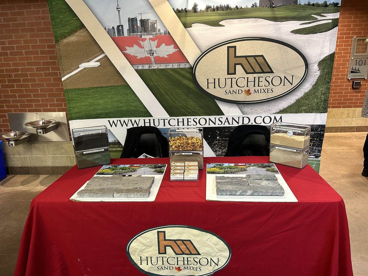 #OTS2023 Great to be back in person at The University of Guelph for The Ontario Turfgrass Symposium. Stop by and say hi. <a href="/HutchesonSand/">Hutcheson Sand</a> <a href="/KNAPTONCHRIS/">CHRIS KNAPTON</a> <a href="/SandMerchant/">Angelo Capannelli</a>