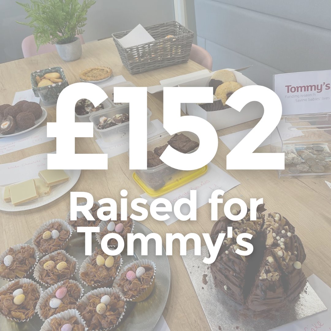 mosodi_uk's tweet photo. Lots of delicious treats at the Leeds Office Bake Sale yesterday! A huge thank you for everyone's support and help raising an amazing £152 for @tommys  charity 🍰 https://t.co/F8JcqHKCEd