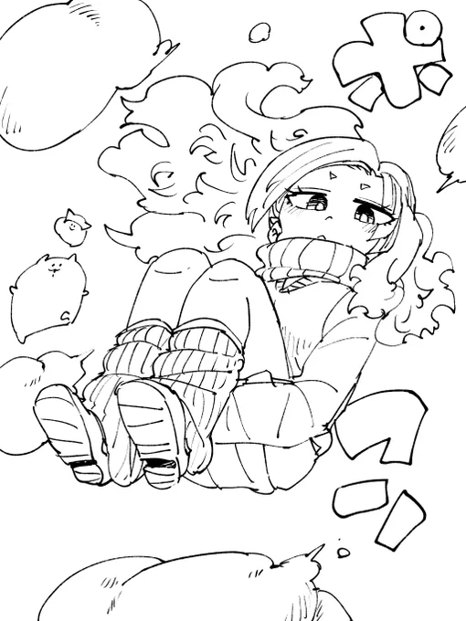 きょうの線画です🍣 