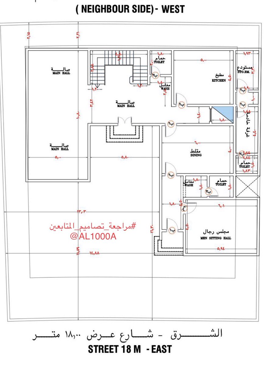 AL1000A's tweet photo. #مراجعة_تصاميم_المتابعين
السلام عليكم  ..
   ممكن تعرض المخطط احتاج رايكم ومقترحاتكم هل يحتاج تعديلات او اضافه وفقكم الله جميعًا 
▪️ أطوال الارض 21x25
▪️الواجهه / شرقية شارع 18
▪️عدد أفراد الاسرة / 5
▪️الموقع / ابها🇸🇦 https://t.co/8FaHSJeN2E