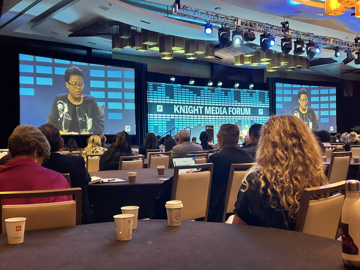 “We’re not just reporting on our community; we’re living it, we’re part of it…we’re not just there for the tragedy, we’re there for the joy” <a href="/mygoldenstate/">Dr. Paulette Brown Hinds</a> on the present (&amp; historic) role of the Black Press in local civic info &amp; infrastructure 👏🏾👏🏾 #KMF23