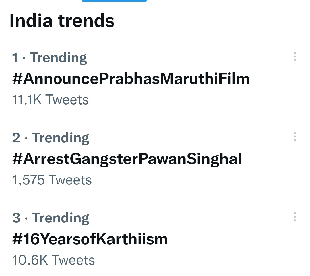 OfflPrabhas's tweet photo. Trending at #1 with 11k+ Tweets
Smashed !
#AnnouncePrabhasMaruthiFilm 
@DirectorMaruthi @peoplemediafcy https://t.co/NOoCplrVaO