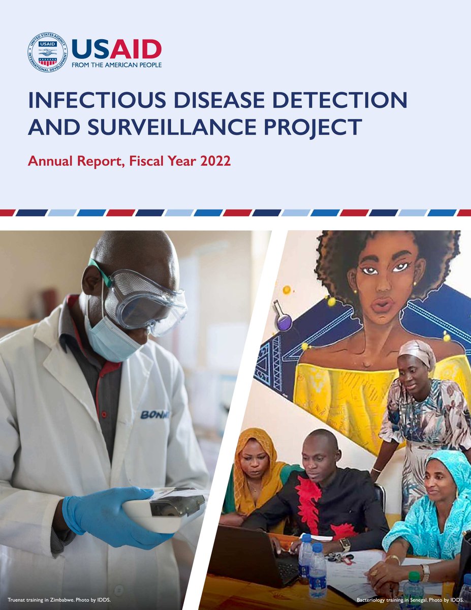 What do @ICF, @fhi360, @PATHtweets, @abtassociates, @GryphonScientif, @MerieuxFdn, @metabiota, @APHL, and @ASLM_News have in common? Our project—and the results featured in the latest annual report: bit.ly/3Zee9fa.